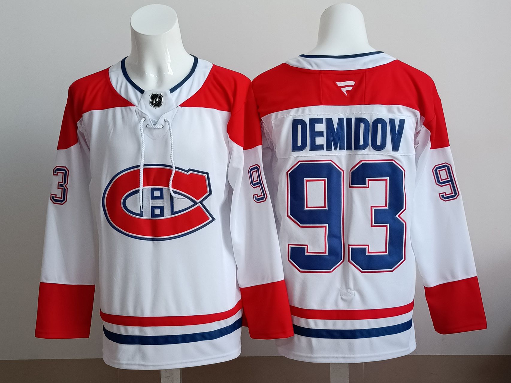 Men 2025 Montreal Canadiens #93 Demidov White NHL Jersey style 01->new york jets->NFL Jersey